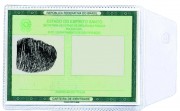 PORTA DOCUMENTO PVC CRISTAL TAMANHO 80 x 110 mm (100 peças)